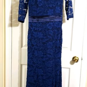 Blue Lace Long dress